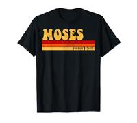 Nom du Moïse Idée personnalisée pour Homme Rétro Vintage Moses T-Shirt