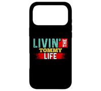 Nom du t-Shirt Livin' The Tommy Life Tommy Coque pour iPhone 17 Pro Max
