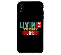 Nom du t-Shirt Livin' The Tommy Life Tommy Coque pour iPhone XS Max