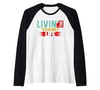 Nom du t-Shirt Livin' The Tommy Life Tommy Manche Raglan