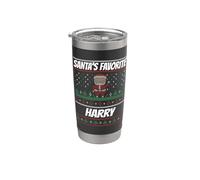 Nom Harry préféré du Père Noël drôle Harry Gobelet isotherme en acier inoxydable double paroi