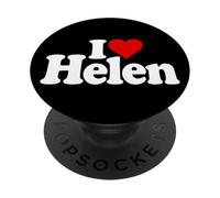 NOM I Love Heart Helen sur Un T-Shirt PopSockets PopGrip Adhésif