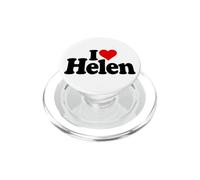 NOM I Love Heart Helen sur Un T-Shirt PopSockets PopGrip pour MagSafe