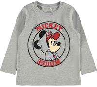 Nom It Mickey T-shirt garçon manches longues en coton marron 98