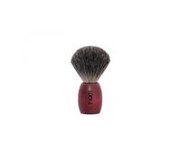 Nom Ole81ba Blaireau « Ole », Pur Noir (Pure Badger), Monture Frêne Teinté Rouge.
