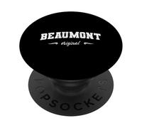 Nom Original de la Ville Natale rétro de Beaumont au Texas : Beaumont PopSockets PopGrip Adhésif