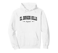 Nom Original de la Ville Natale rétro d'El Dorado Hills en Californie Sweat à Capuche