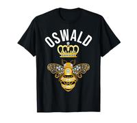 Nom Oswald Anniversaire d'Oswald Queen Crown Bee Oswald T-Shirt