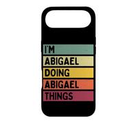 Nom personnalisé Amusant de I'm Abigael Doing Abigael Things Coque pour iPhone Air