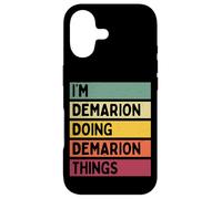 Nom personnalisé Amusant de I'm Demarion Doing Demarion Things Coque pour iPhone 17