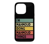 Nom personnalisé Amusant de I'm Mahmoud Doing Mahmoud Things Coque pour iPhone 13 Pro