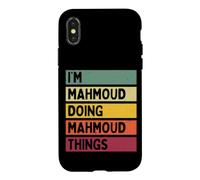 Nom personnalisé Amusant de I'm Mahmoud Doing Mahmoud Things Coque pour iPhone X/XS