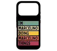 Nom personnalisé Amusant de I'm Marcelino Doing Marcelino Things Coque pour iPhone 17 Pro