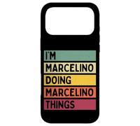 Nom personnalisé Amusant de I'm Marcelino Doing Marcelino Things Coque pour iPhone 17 Pro Max