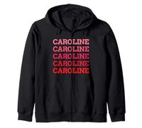 Nom personnalisé Caroline I Love Caroline Vintage Sweat à Capuche