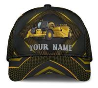 Nom Personnalisé Caterpillar Imprimé en 3D Homme Femme Chapeau De Golf Anti-UV Casquette Trucker Mode Strapback Cap Chapeaux Pare-Soleil pour Pêche Adulte Camping