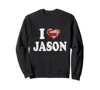 Nom personnalisé Jason I Love Jason Vintage Sweatshirt