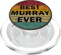 Nom personnalisé Murray I Love Murray Style rétro Vintage PopSockets PopGrip pour MagSafe