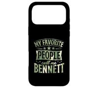 Nom personnalisé My Favorite People Call Me Bennett Coque pour iPhone 17 Pro Max