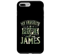 Nom personnalisé My Favorite People Call Me James Coque pour iPhone 7 Plus/8 Plus