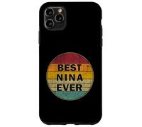Nom personnalisé Nina I Love Nina Style rétro Vintage Coque pour iPhone 11 Pro Max