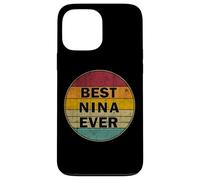 Nom personnalisé Nina I Love Nina Style rétro Vintage Coque pour iPhone 13 Pro Max