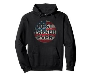 Nom personnalisé Parker I Love Parker USA Style Vintage Sweat à Capuche