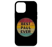 Nom personnalisé Paul I Love Paul Style rétro Vintage Coque pour iPhone 12 Mini