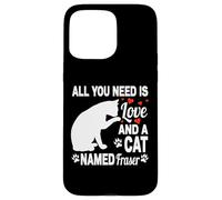 Nom personnalisé pour Chat - Adorable Chaton Coque pour iPhone 15 Pro Max