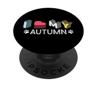 Nom personnalisé pour l'automne des Animaux de Compagnie PopSockets PopGrip Adhésif