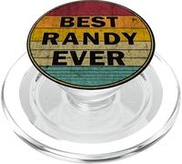 Nom personnalisé Randy I Love Randy Style rétro Vintage PopSockets PopGrip pour MagSafe