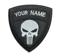 Nom Personnalisé Tag 2PCS, Militaire Moderne Brodé Fastener à Crochet et Boucle Patch, Uniformes, Vestes (Patch 1)