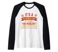 Nom Robinson drôle pour Robinson Manche Raglan