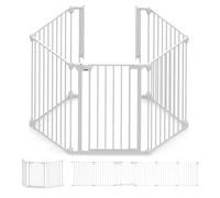 Noma 31028 5 Panel Grille de configuration, avec montage mural, 84-321 cm Blanc