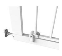 Noma Barrière de sécurité Easy Pressure Fit 75-82 cm Métal Blanc 93439 Blanc G