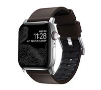 NOMAD Active Band Pro - 45 mm | Matériel argenté | Cuir actif marron classique