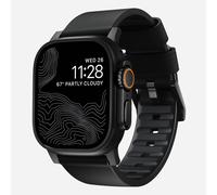 Nomad Active Band Pro Bande Noir Cuir, Acier inoxydable