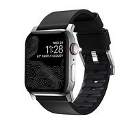 NOMAD Active Leather Band Pro Black Connectr Silver 42/44/45mm