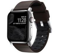 NOMAD Active Band Pro - 45 mm | Matériel argenté | Cuir actif marron classique