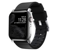 Nomad Bracelet Active Pro Watch Series 1-9 / Se / Ultra (2) 42/44/45/49 Mm Noir/Argent