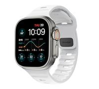 Nomad Bracelet de Sport étanche Compatible avec Apple Watch Series 8, 7, 6, SE et Tous Les modèles précédents, 49/45/44/42 mm (Blanc)