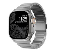 NOMAD Bracelet en titane - Bracelet de montre en métal en titane - Pour Apple Watch 49/45/44/42 mm - Argenté