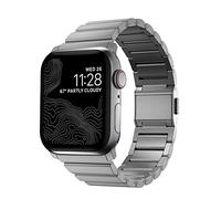 NOMAD Bracelet en titane pour Apple Watch Ultra, 99 % pur titane grade 2 avec fermoir magnétique, compatible avec Apple Watch Ultra 1-3, Series 1-11 et SE, 49 mm, 46 mm, 45 mm, 44 mm, 42 mm