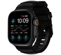 Nomad Bracelet Rocky Point Apple Watch Ultra 46 mm / 49 mm Carbone Noir Connecteur Noir - NM011697858