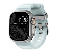 Nomad Bracelet Rocky Point Apple Watch Ultra 46 mm / 49 mm Icy Blue Glow Connecteur Noir - NM014445858