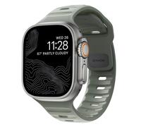 Nomad Bracelet sport - 45 mm | Bracelets Apple Watch Ultra 1-3 vert rock, conçus pour donner à votre Apple Watch un look moderne et athlétique pour des entraînements intenses et un usage quotidien
