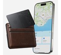 Nomad Carte de Suivi en carbure de Carbone avec IPX7 étanche à l'eau et à la poussière - Tracker de Cartes pour Portefeuille et Bagages, Traceur GPS de 5 Mois, Longue durée de Vie, Rechargeable