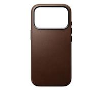 Nomad Goods Coque arrière Traditional Leather iPhone 17 Pro avec MagSafe Marron