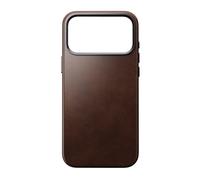 Coque pour iPhone 17 Pro Max MagSafe en Cuir Horween Traditional Antichocs Marron foncé