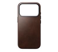 Coque pour iPhone 17 Pro MagSafe en Cuir Horween Traditional Antichocs Marron foncé
